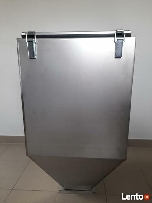 ZASOBNIK zbiornik POJEMNIK nierdzew. na ekogrogroszek