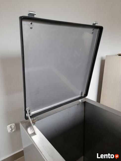 ZASOBNIK zbiornik POJEMNIK nierdzew. na ekogrogroszek