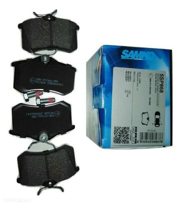 KLOCKI tyl CITROËN XSARA PICASSO 1.6 HDi 109KM 04-11