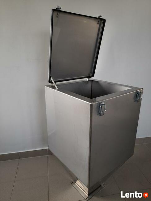 ZASOBNIK zbiornik POJEMNIK nierdzew. na ekogrogroszek