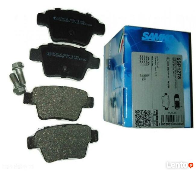 KLOCKI HAMULCOWE TYL CITROEN C4 PEUGEOT 307 KPL