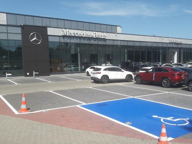 Oznakowanie poziome, malowanie linii, pasów, garaży.