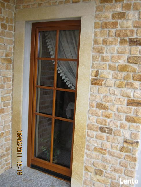 Płytki cegiełka naturalne na dom ściany elewacje domu