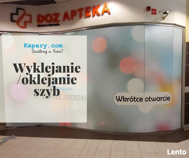 Oklejanie / Wyklejanie / Zaklejanie szyb, witryn sklepowych