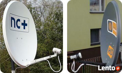 Montaż anten ustawianie wieszanie telewizorów Golub-Dobrzyń