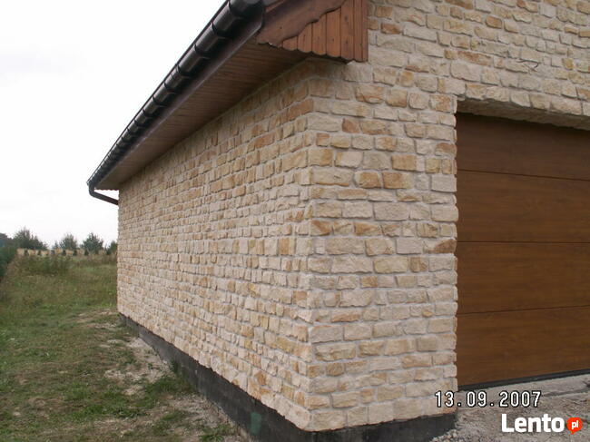 Płytki cegiełka naturalne na dom ściany elewacje domu