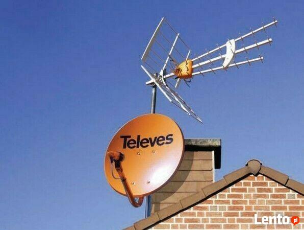 Montaż anten ustawianie wieszanie telewizorów Golub-Dobrzyń