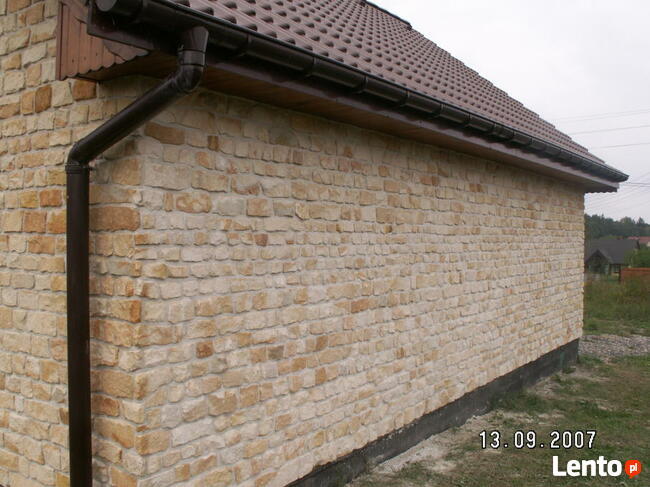 Płytki cegiełka naturalne na dom ściany elewacje domu