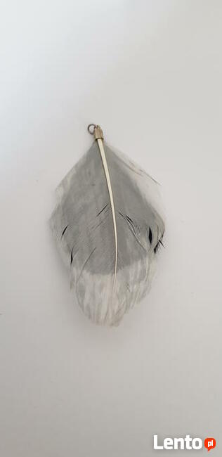 Ozdobna przewieszka, piórko zara