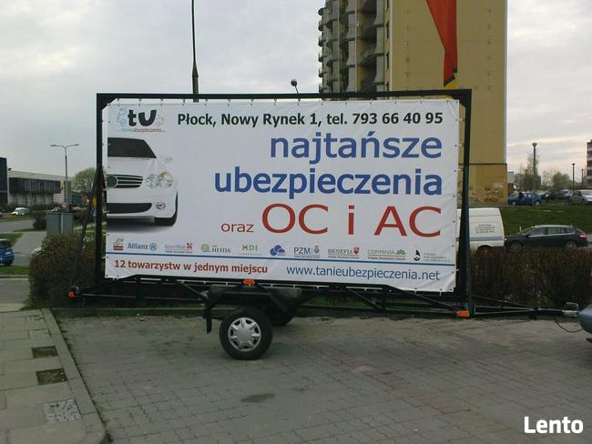 Reklama mobil wynajem przyczepa reklamowa najtaniej od 5 zł/