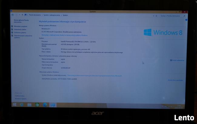 ACER ASPIRE E1-531 B960 2,2 GHz 4 GB/320 GB HDMI WIFI Kamera