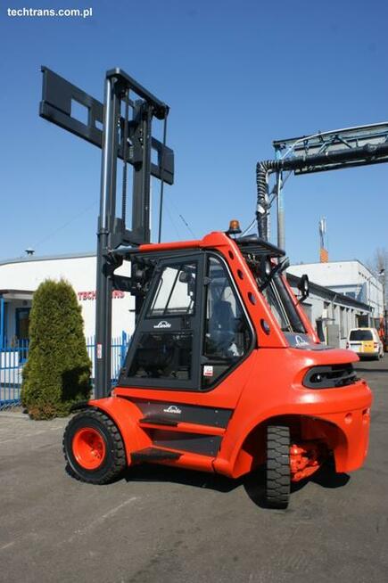 Wózek widłowy Linde H-80-T używany Osprzęt UDT Gwarancja 8 T