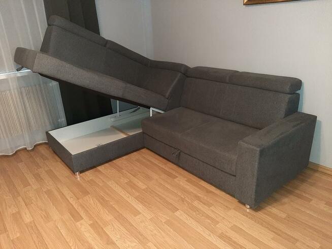 Nowoczesny narożnik Lone grafitowy