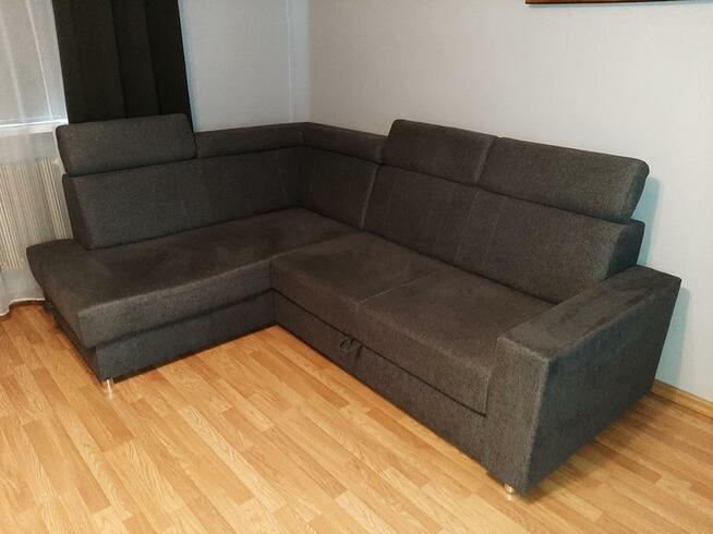 Nowoczesny narożnik Lone grafitowy