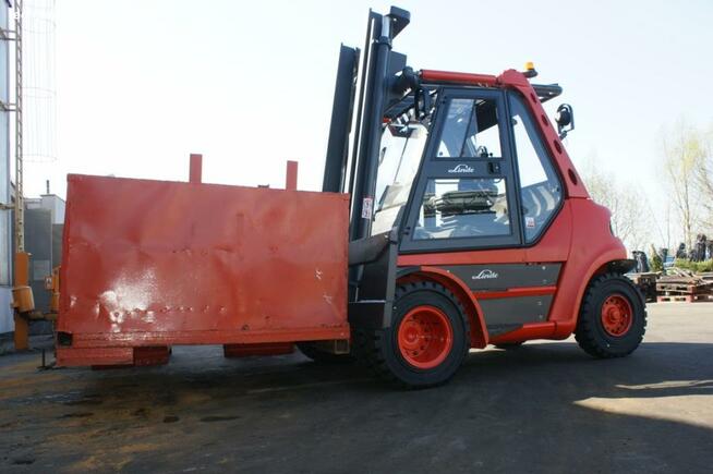 Wózek widłowy Linde H-80-T używany Osprzęt UDT Gwarancja 8 T