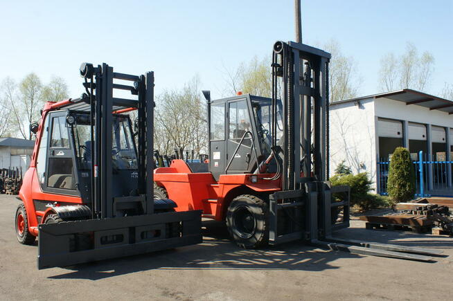 Wózek widłowy Linde H-80-T używany Osprzęt UDT Gwarancja 8 T