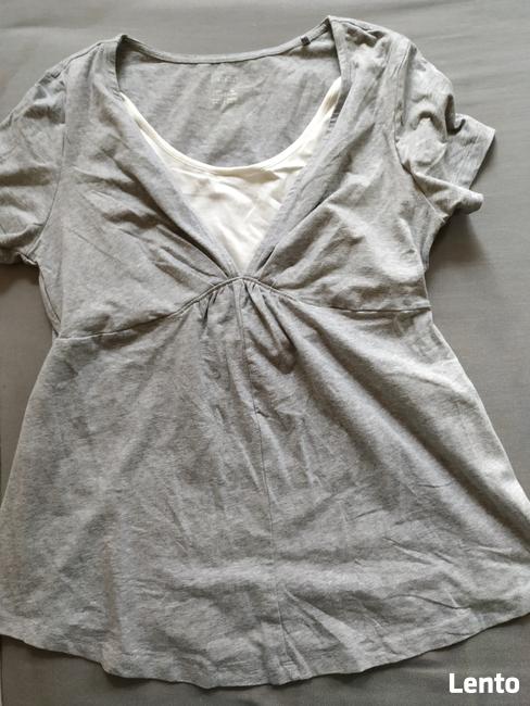 Spodnie, bluzka ciążowe rozmiar 40/42 - jeans, sztruks