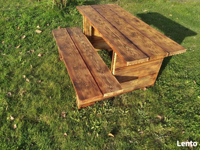 Schodki schody domek holenderski mobilny modrzew syberyjski