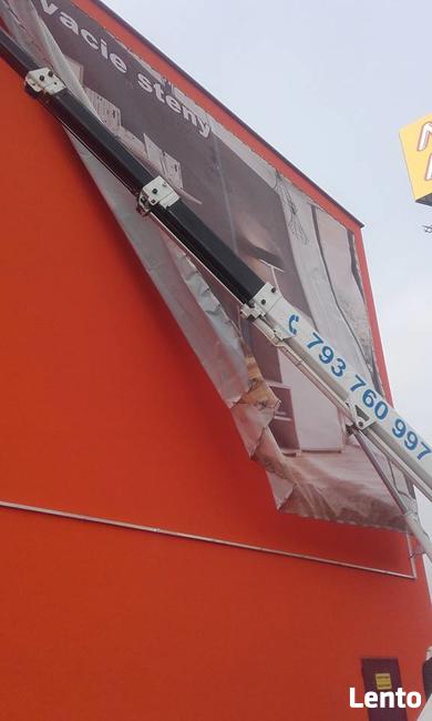 Mycie malowanie dachów i elewacji, wynajem podnośnika