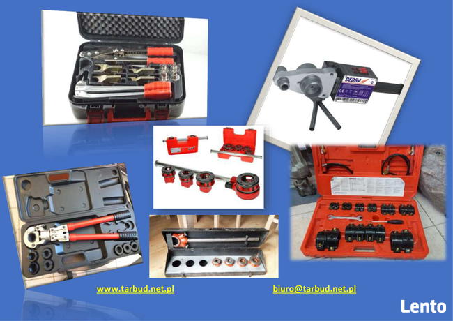 Zaciskarki PEX ALU PEX TECE, zamrażarka do rur, zgrzewarka,