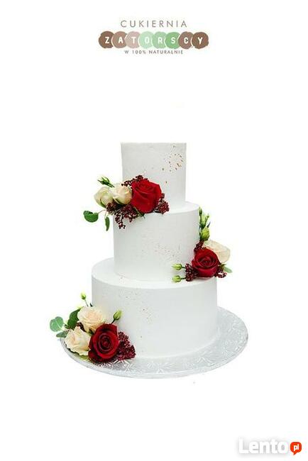 Promocja Torty weselne, ciasta, paczki dla gości Cukiernia
