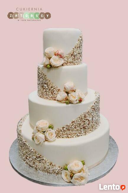 Promocja Torty weselne, ciasta, paczki dla gości Cukiernia
