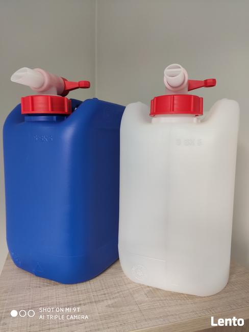 kanister 5l z kranikiem, karnister na wodę nowy!! baniak