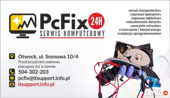 =PcFix= Serwis Komputerów i Laptopów - Naprawy 24h Otwock