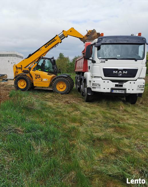 Usługi Koparką Trzebnica Roboty Ziemne Kopanie Stawu