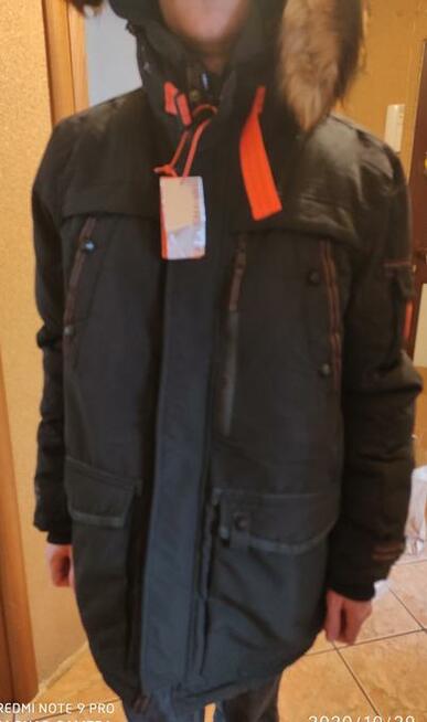 Kurtka zimowa ciepła, nowa