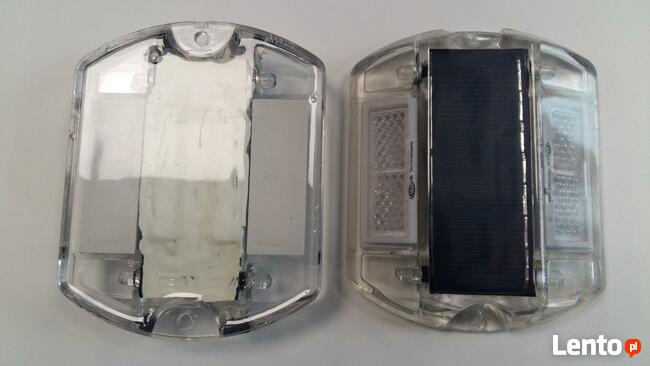 Punktowy element odblaskowy solarny (szkiełka solarne)