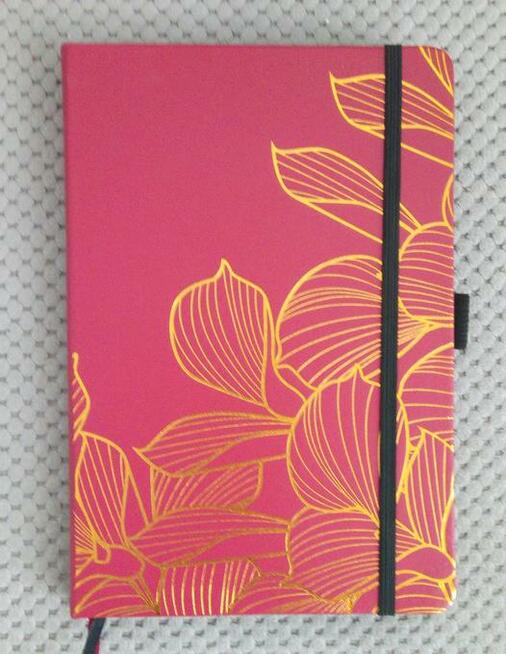 Ekskluzywny Bullet journal organizer czarne kartki gumka