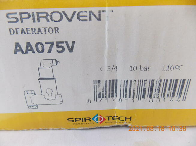 SEPARATOR POWIETRZA 3/4 PIONOWY