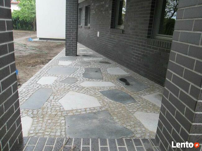 Granitowe oflisy cięte płomieniowane grub.3-10cm