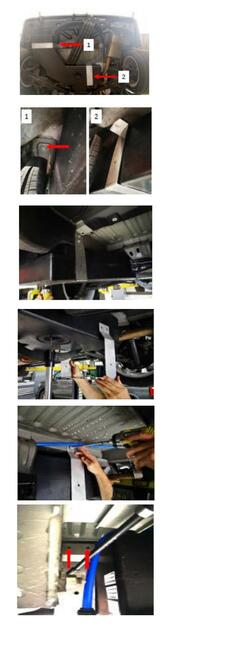 Zbiornik do VW T5 i T6 kamper volkswagen pod auto