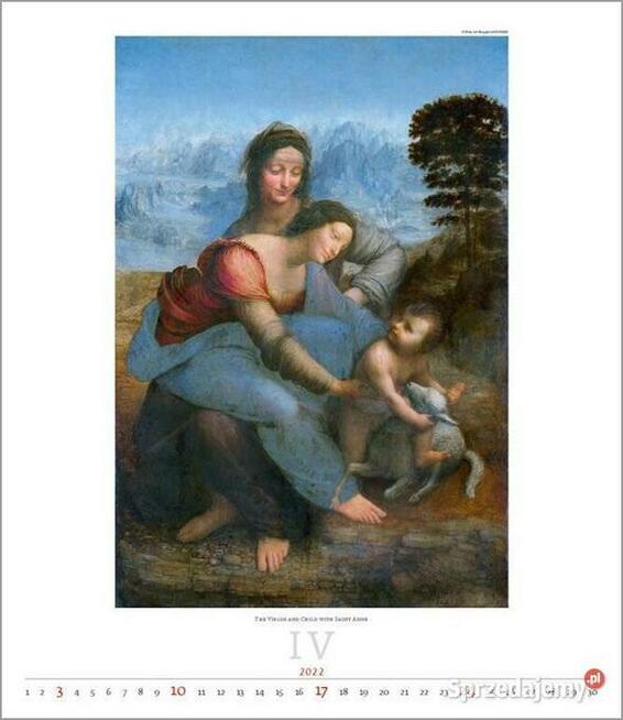 Leonardo Da Vinci reprodukcje obrazy 13 plakatów malarstwo