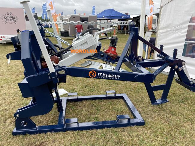 Pług leśny aktywny FK MACHINERY z pogłębiaczem hydromotor