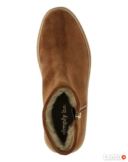 Botki damskie Simply Be 37 na stopę 24 cm skórzane