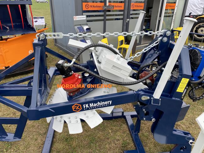 Pług leśny aktywny FK MACHINERY z pogłębiaczem hydromotor