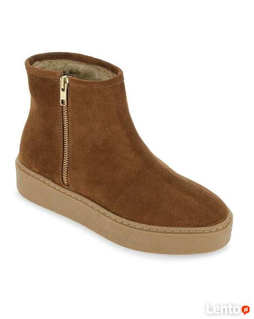 Botki damskie Simply Be 37 na stopę 24 cm skórzane