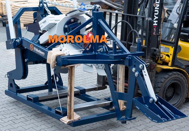 Pług leśny aktywny FK MACHINERY z pogłębiaczem hydromotor