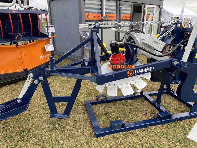Pług leśny aktywny FK MACHINERY z pogłębiaczem hydromotor