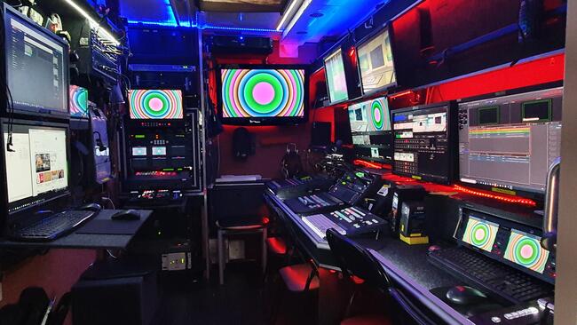 Realizacje, transmisje LIVE- wóz transmisyjny, konferencje.