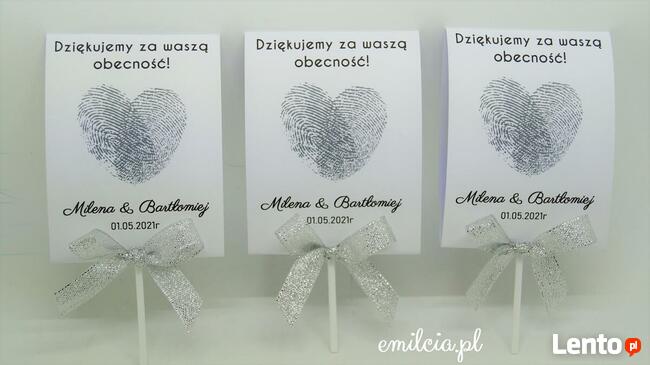 Podziękowania dla gości ... Ślub Komunia Chrzest Urodziny