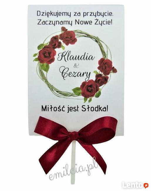 Podziękowania dla gości ... Ślub Komunia Chrzest Urodziny