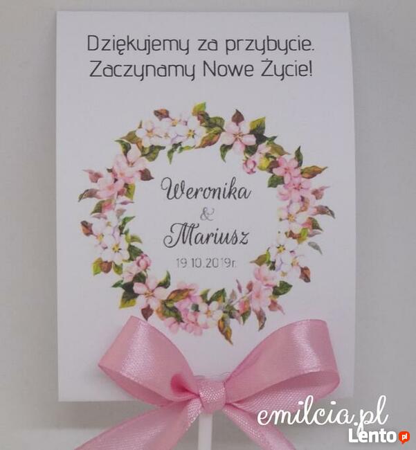 Podziękowania dla gości ... Ślub Komunia Chrzest Urodziny