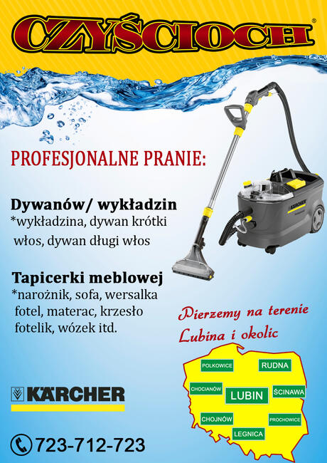 Pranie Tapicerki Meblowej, Dywanów/Wykładzin Nowy Cennik