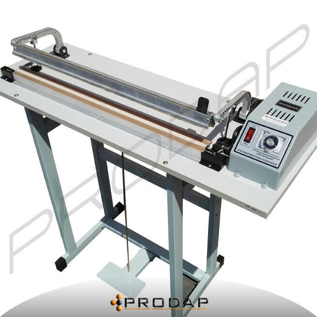 Zgrzewarka nożna z NOŻEM impulsowa 40 cm do folii rękawa FV