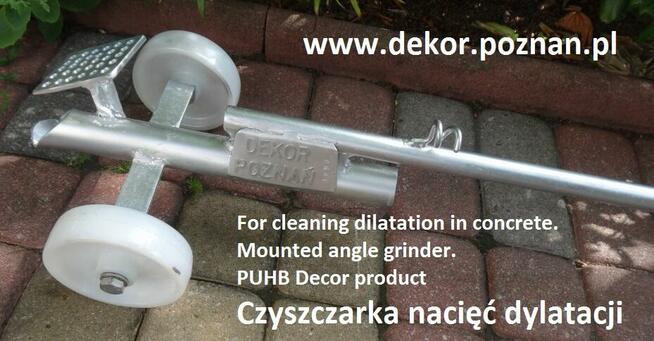 Dylatacje - czyszczarka nacięć
