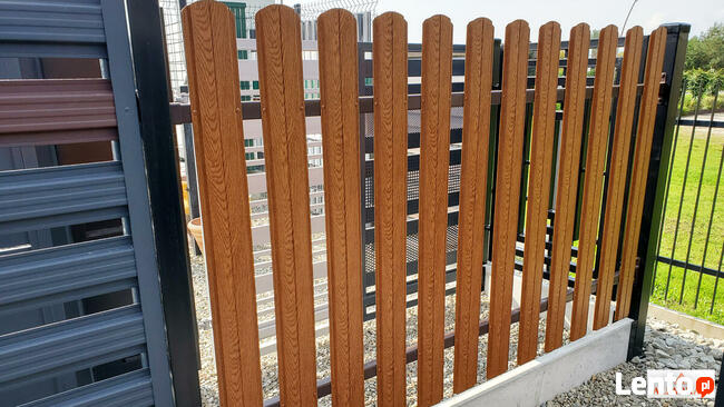 Tanie ogrodzenie metalowe FORTE FO-01, samodzielny montaż